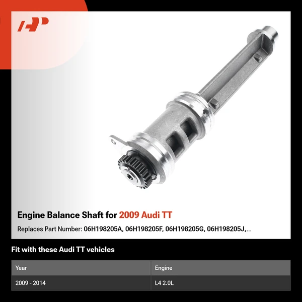 Engine Balance Shaft for 2009 Audi TT