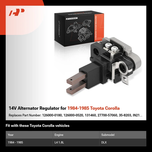 14V Alternator Regulator for 1984-1985 Toyota Corolla