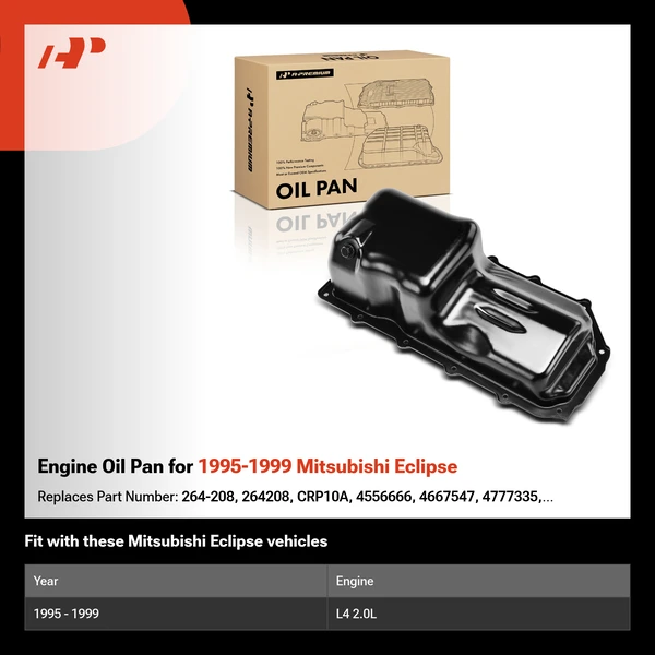 Engine Oil Pan for 1995-1999 Mitsubishi Eclipse