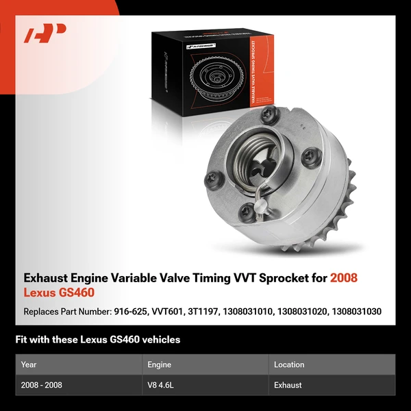 Exhaust Engine Variable Valve Timing VVT Sprocket for 2008 Lexus GS460