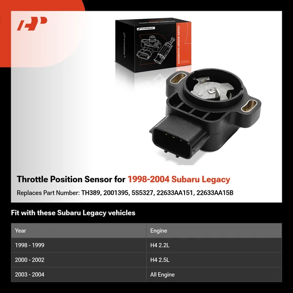 Throttle Position Sensor for 1998-2004 Subaru Legacy