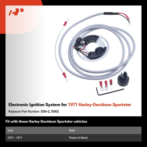 Electronic Ignition System for 1971 Harley-Davidson Sportster 