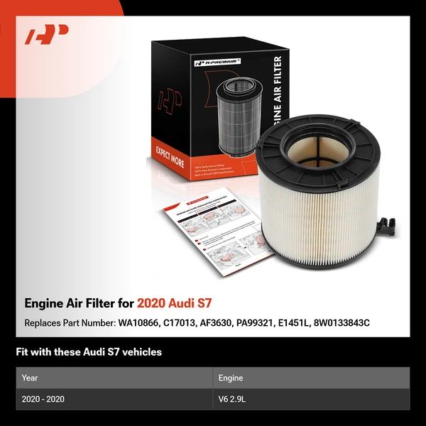Engine Air Filter for 2020 Audi S7