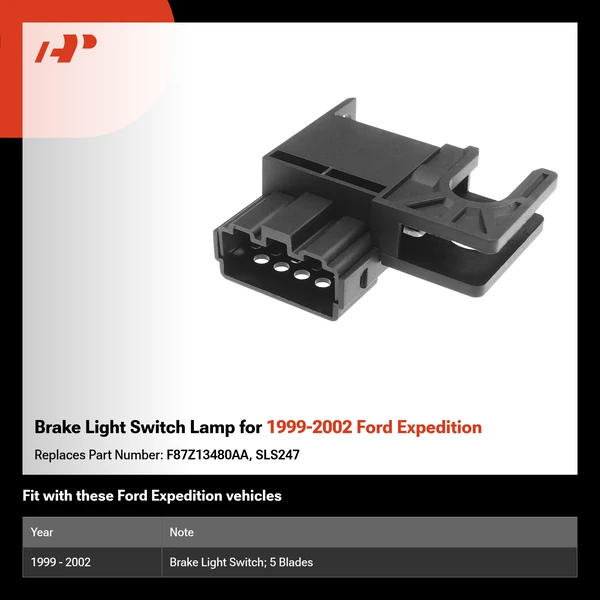 Brake Light Switch Lamp for 1999-2002 Ford Expedition