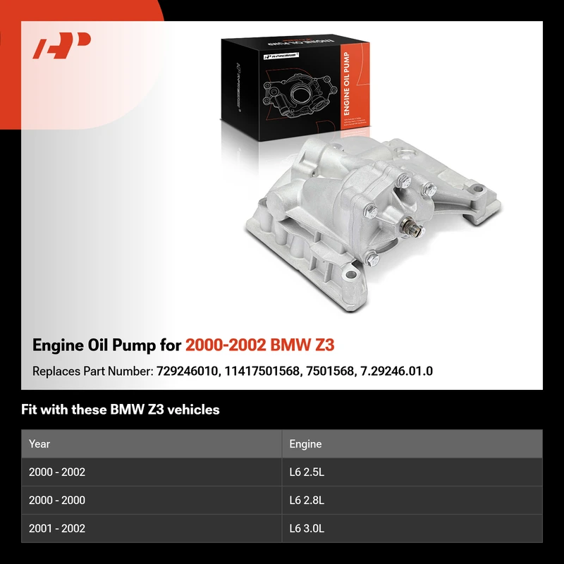 Engine Oil Pump for 2000-2002 BMW Z3