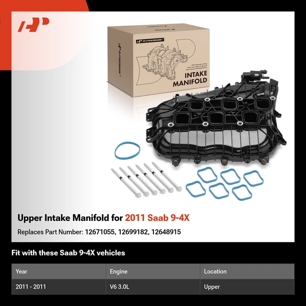 Upper Intake Manifold for 2011 Saab 9-4X