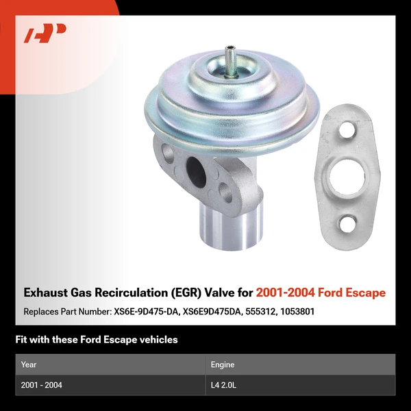 Exhaust Gas Recirculation (EGR) Valve for 2001-2004 Ford Escape