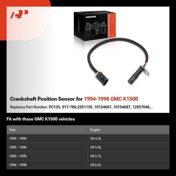 Crankshaft Position Sensor for 1994-1998 GMC K1500