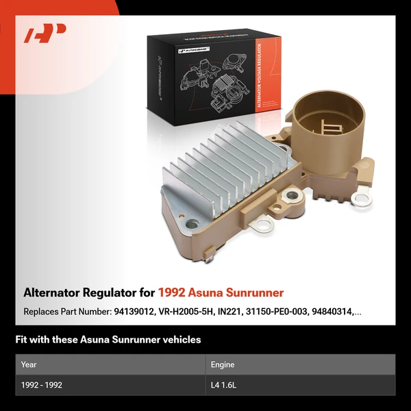 Alternator Regulator for 1992 Asuna Sunrunner