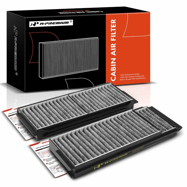 2 Pcs Activated Carbon Cabin Air Filter for Mazda 3 2004-2009 5 2006-2017 3 Sport