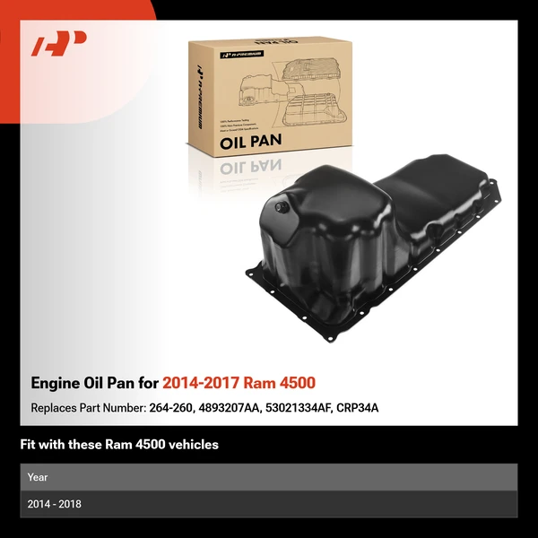 Engine Oil Pan for 2014-2017 Ram 4500