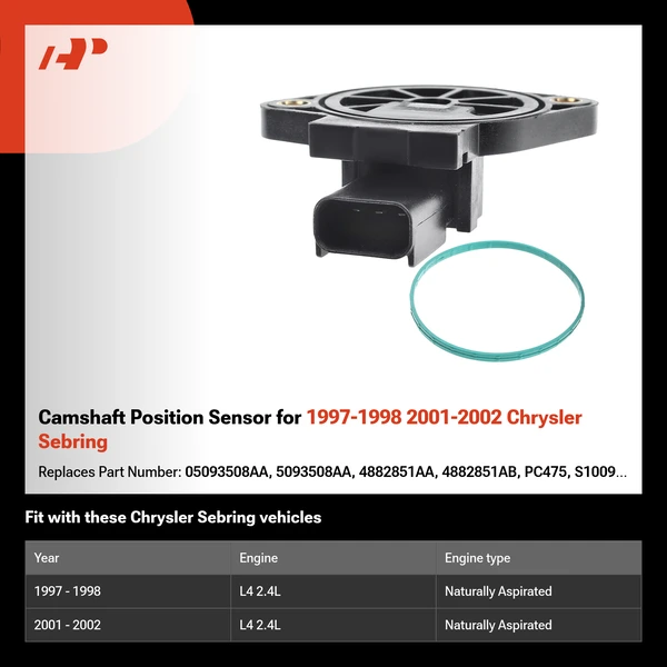 Camshaft Position Sensor for 1997-1998 2001-2002 Chrysler Sebring