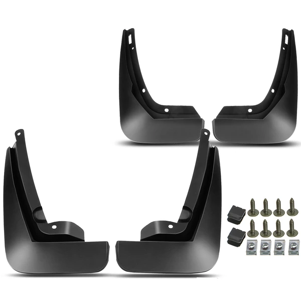 4 Pcs Front & Rear Mud Flaps Splash Guards for Jaguar XE Sedan 2020 2021