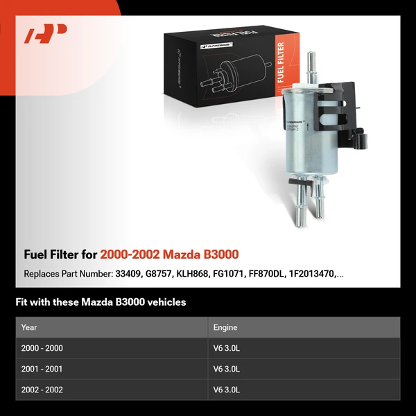 Fuel Filter for 2000-2002 Mazda B3000