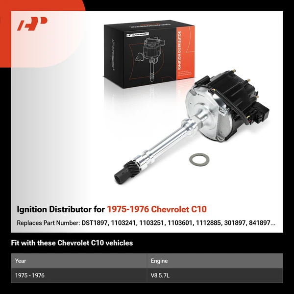 Ignition Distributor for 1975-1976 Chevrolet C10