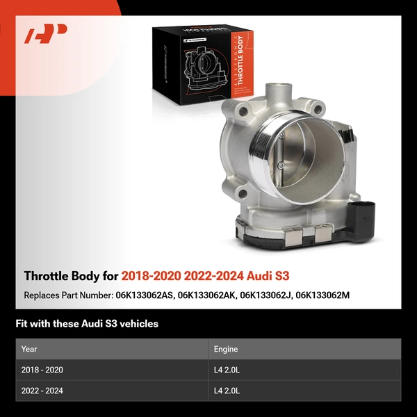 Throttle Body for 2018-2020 2022-2024 Audi S3