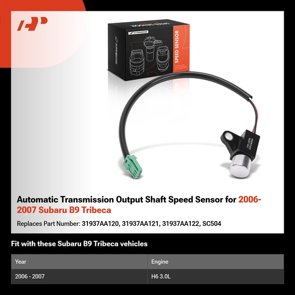 Automatic Transmission Output Shaft Speed Sensor for 2006-2007 Subaru B9 Tribeca
