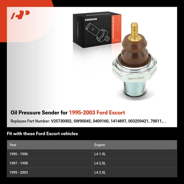 Oil Pressure Sender for 1995-2003 Ford Escort
