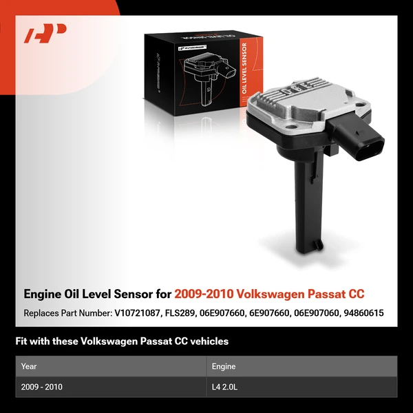 Engine Oil Level Sensor for 2009-2010 Volkswagen Passat CC