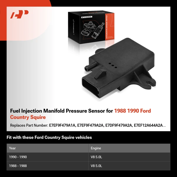 Fuel Injection Manifold Pressure Sensor for 1988 1990 Ford Country Squire