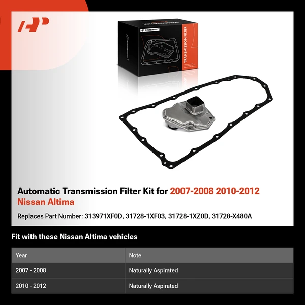 Automatic Transmission Filter Kit for 2007-2008 2010-2012 Nissan Altima