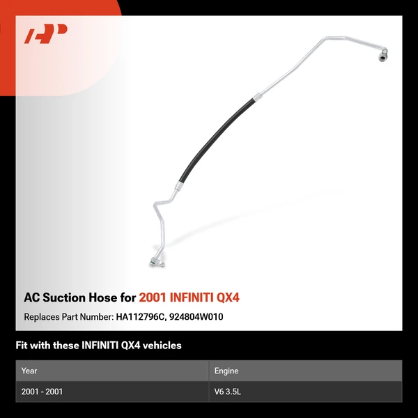 AC Suction Hose for 2001 INFINITI QX4