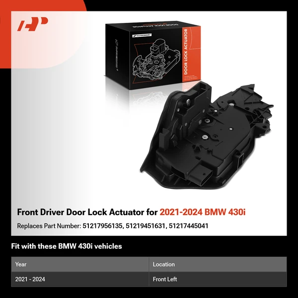 Front Driver Door Lock Actuator for 2021-2024 BMW 430i
