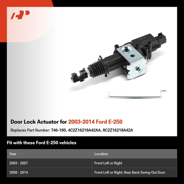 Door Lock Actuator for 2003-2014 Ford E-250