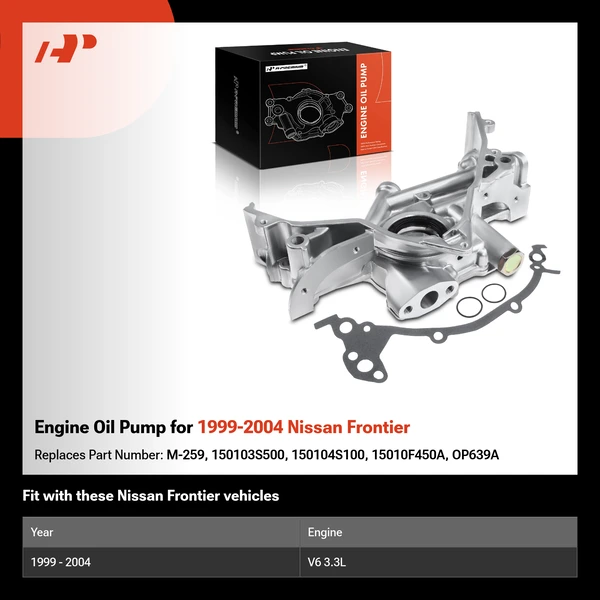 Engine Oil Pump for 1999-2004 Nissan Frontier