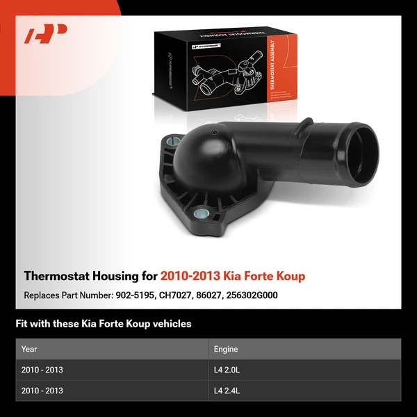 Thermostat Housing for 2010-2013 Kia Forte Koup