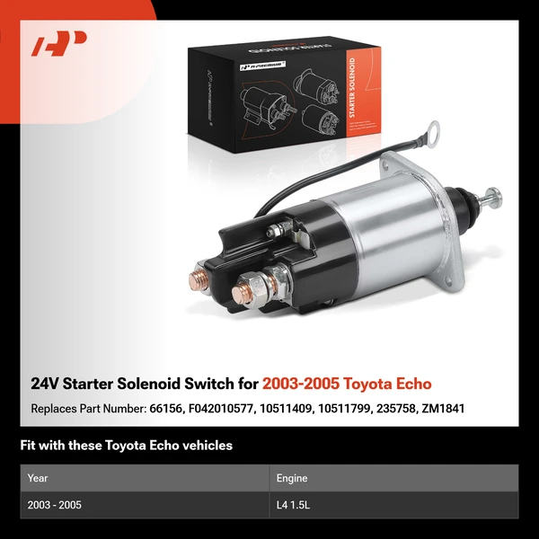 24V Starter Solenoid Switch for 2003-2005 Toyota Echo