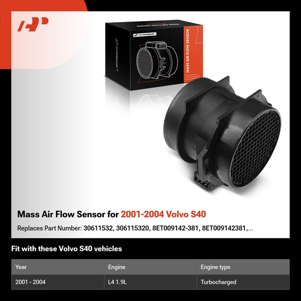 Mass Air Flow Sensor for 2001-2004 Volvo S40