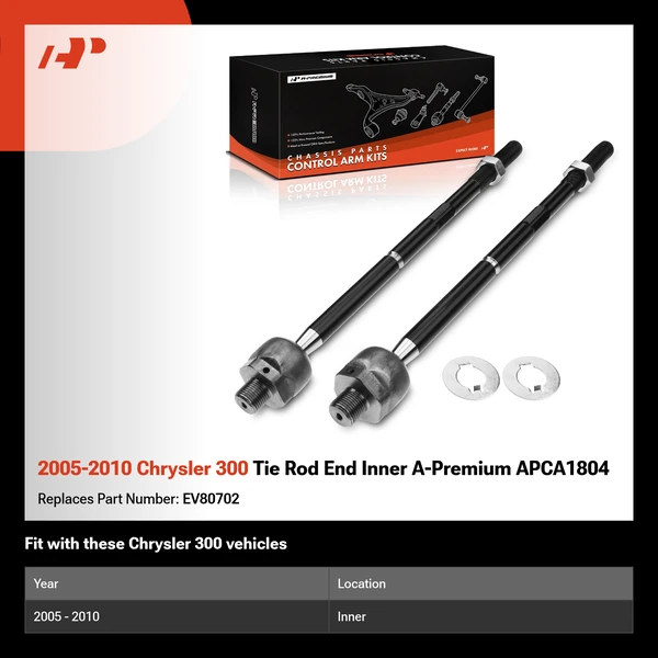 2005-2010 Chrysler 300 Tie Rod End Inner A-Premium APCA1804