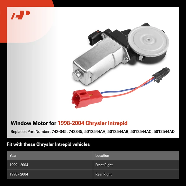 Window Motor for 1998-2004 Chrysler Intrepid