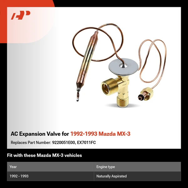 AC Expansion Valve for 1992-1993 Mazda MX-3