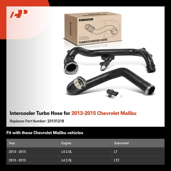 Intercooler Turbo Hose for 2013-2015 Chevrolet Malibu