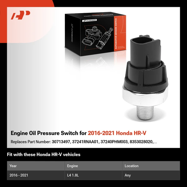 Engine Oil Pressure Switch for 2016-2021 Honda HR-V