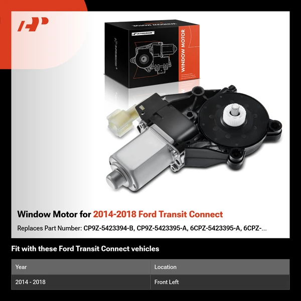 Window Motor for 2014-2018 Ford Transit Connect