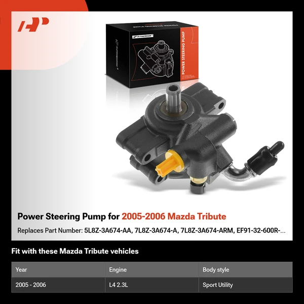 Power Steering Pump for 2005-2006 Mazda Tribute