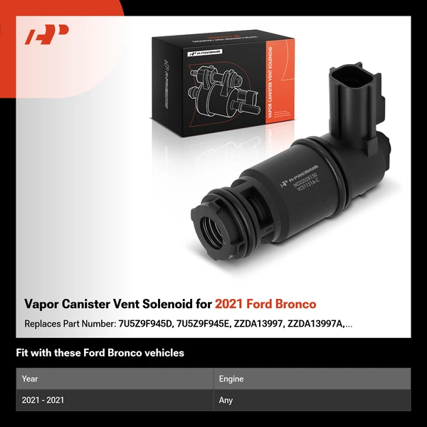 Vapor Canister Vent Solenoid for 2021 Ford Bronco