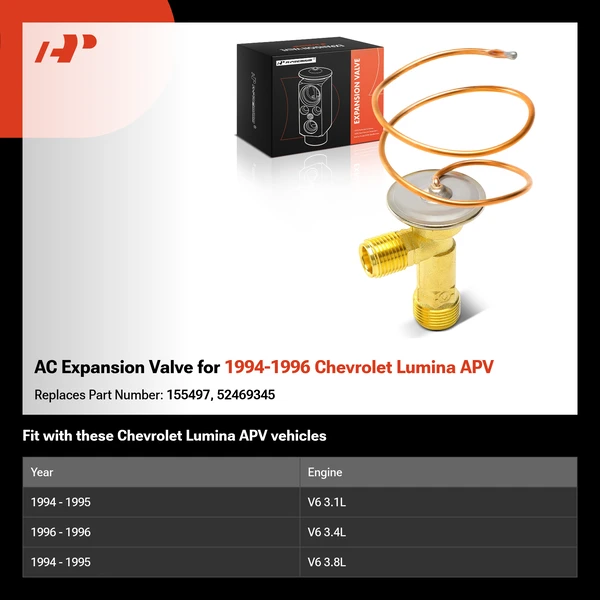 AC Expansion Valve for 1994-1996 Chevrolet Lumina APV