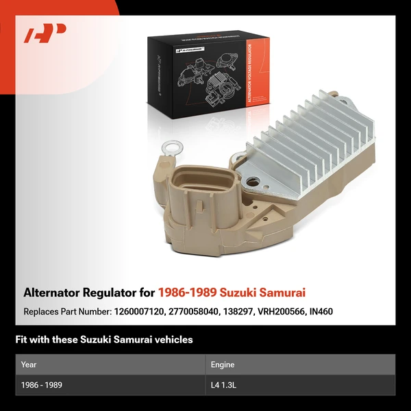 Alternator Regulator for 1986-1989 Suzuki Samurai