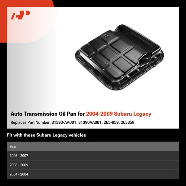 Auto Transmission Oil Pan for 2004-2009 Subaru Legacy
