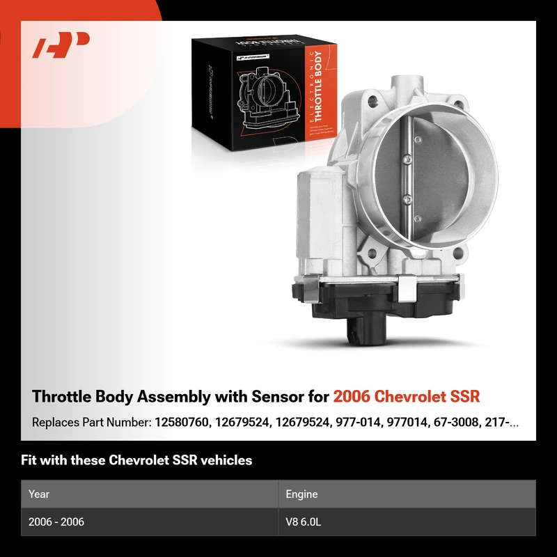 Throttle Body Assembly with Sensor for 2006 Chevrolet SSR