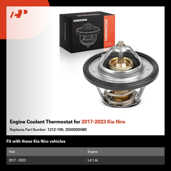 Engine Coolant Thermostat for 2017-2023 Kia Niro
