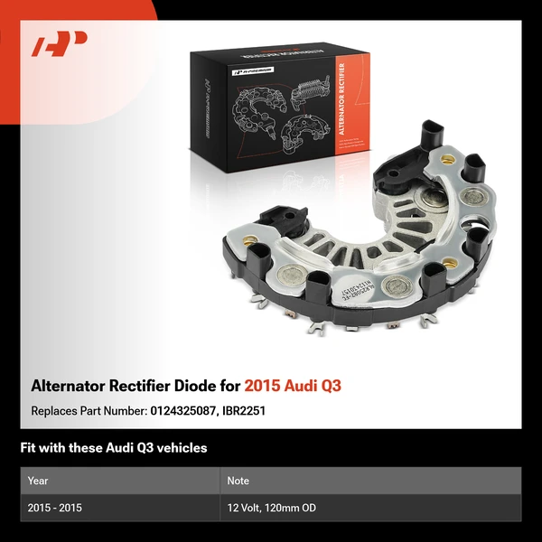 Alternator Rectifier Diode for 2015 Audi Q3