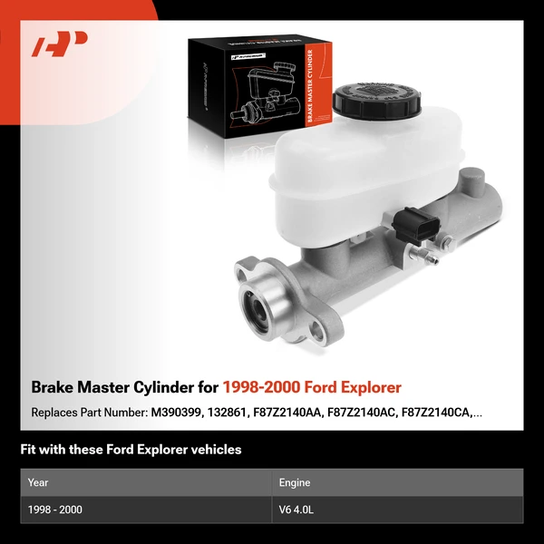 Brake Master Cylinder for 1998-2000 Ford Explorer