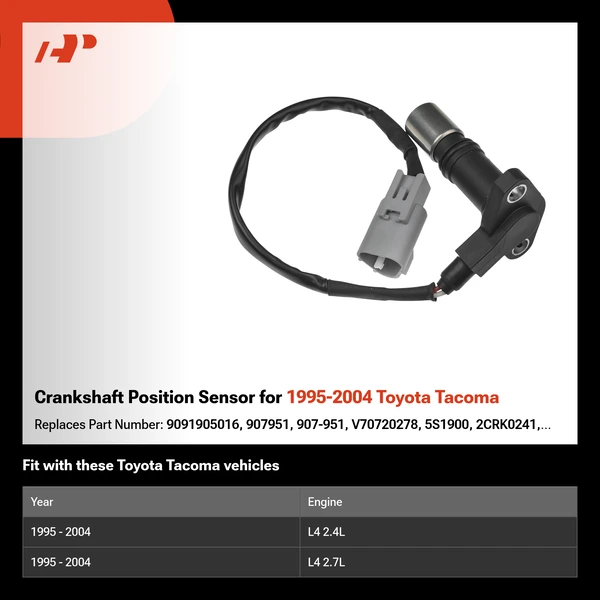 Crankshaft Position Sensor for 1995-2004 Toyota Tacoma