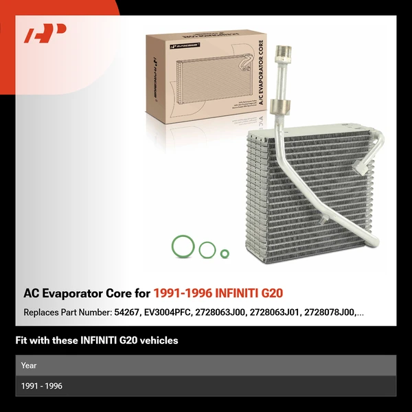 AC Evaporator Core for 1991-1996 INFINITI G20