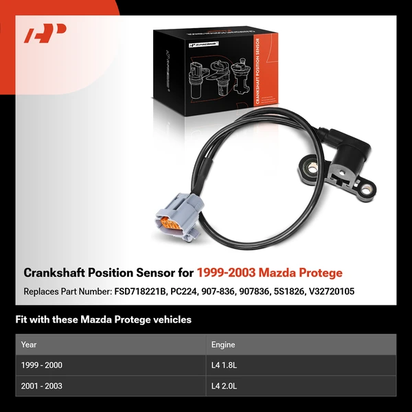 Crankshaft Position Sensor for 1999-2003 Mazda Protege